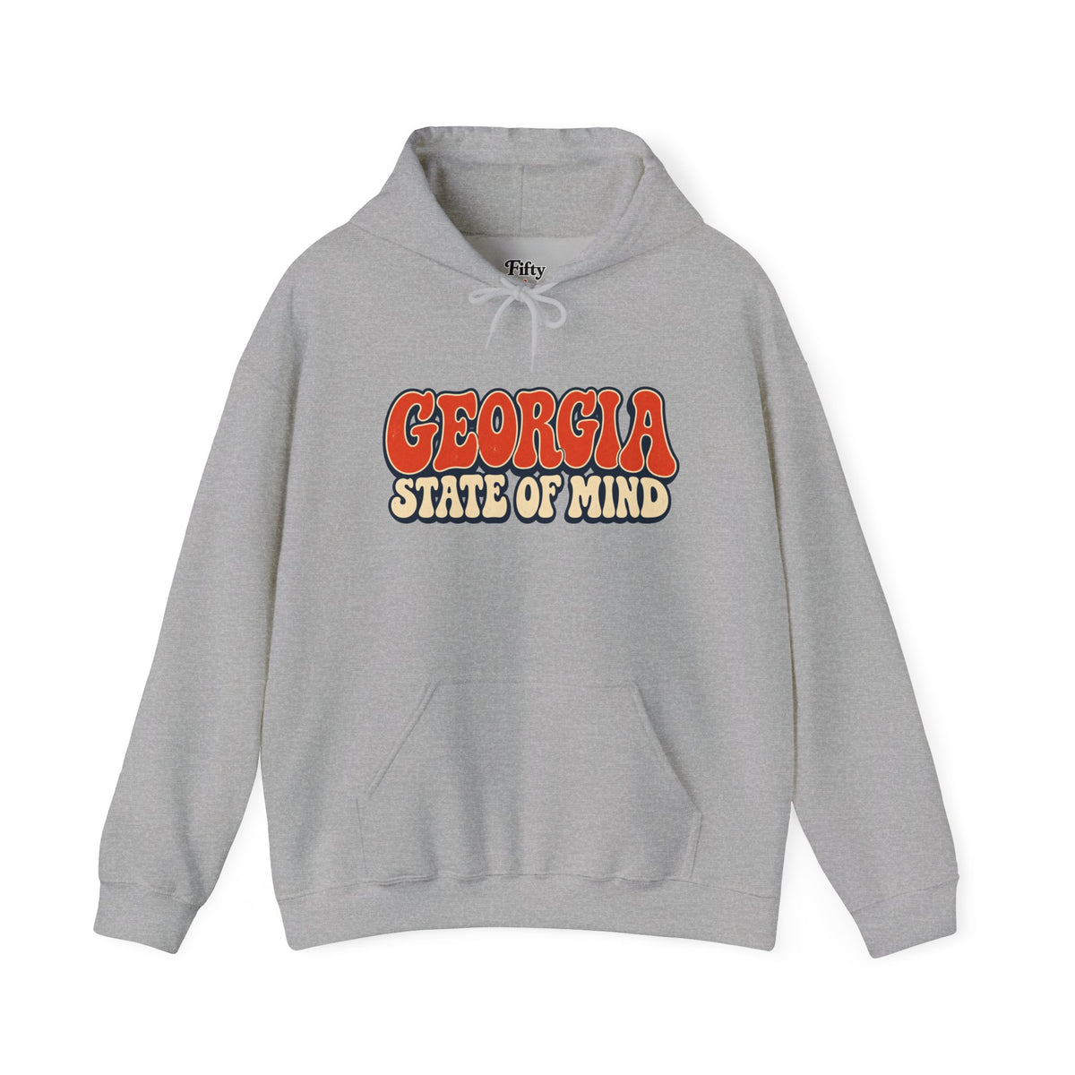 Georgia State of Mind Unisex Hoodie State Name Graphic
