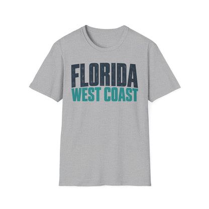 Florida West Coast Unisex Softstyle T Shirt State Name Graphic Tee