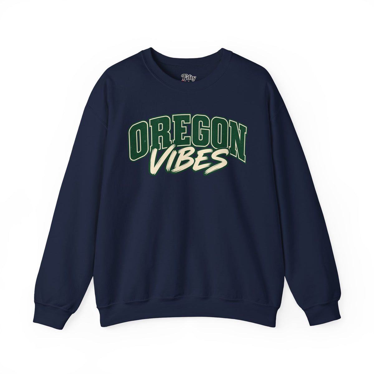 Oregon Vibes Unisex Crewneck Sweatshirt State Name Graphic