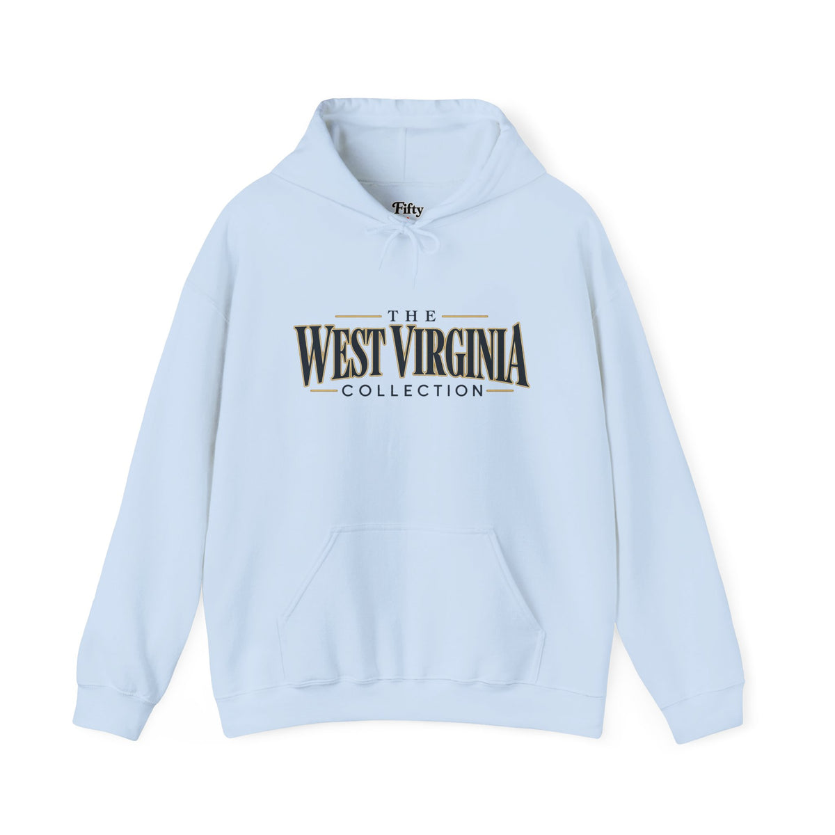 The West Virginia Collection Unisex Hoodie State Name Graphic