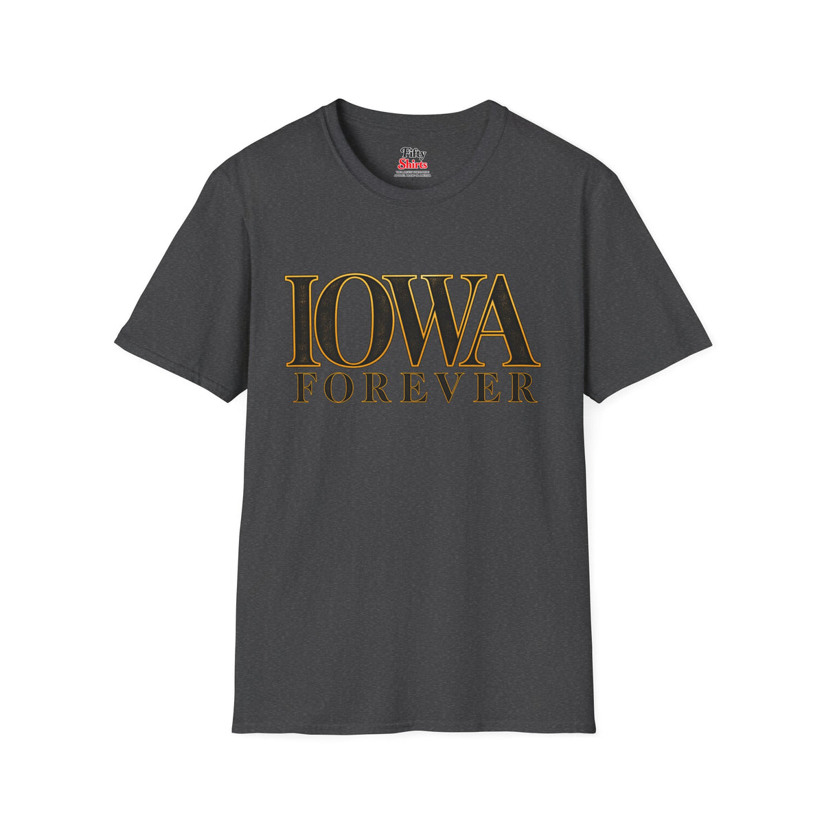 Iowa Forever Unisex Softstyle T Shirt State Name Graphic Tee