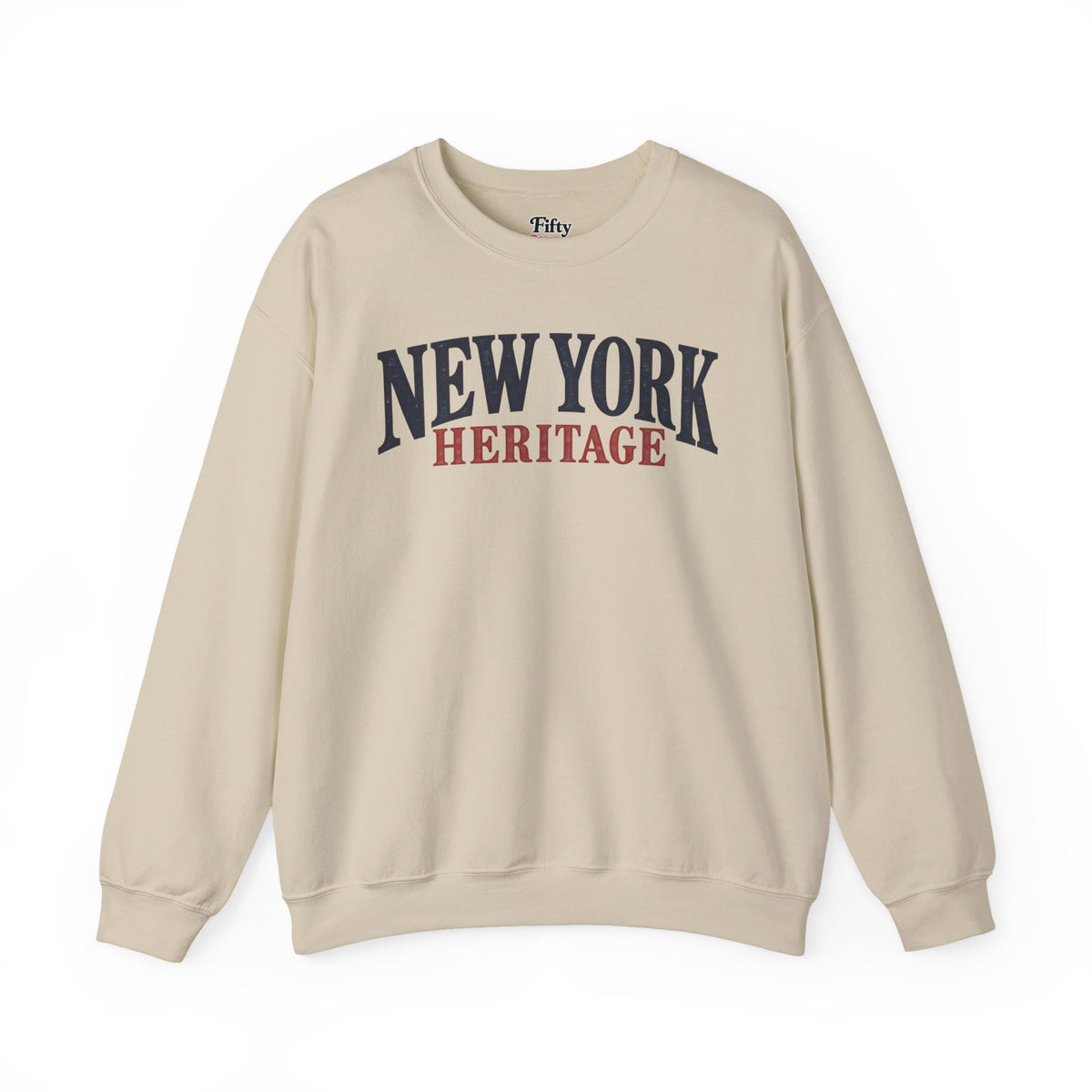 New York Heritage Unisex Crewneck Sweatshirt State Name Graphic