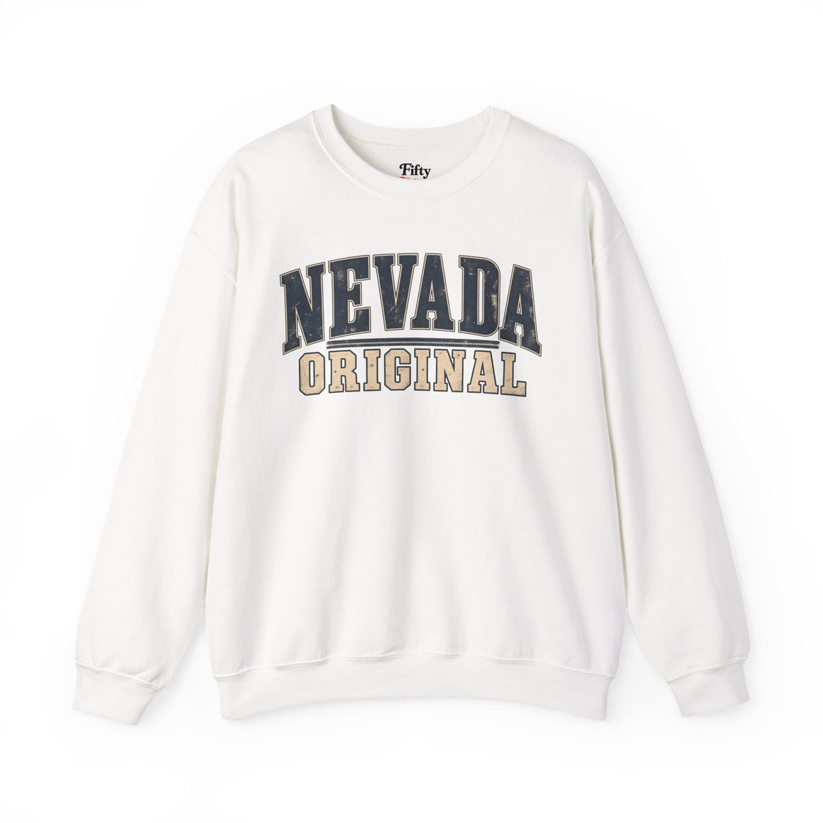 Nevada Original Unisex Crewneck Sweatshirt State Name Graphic