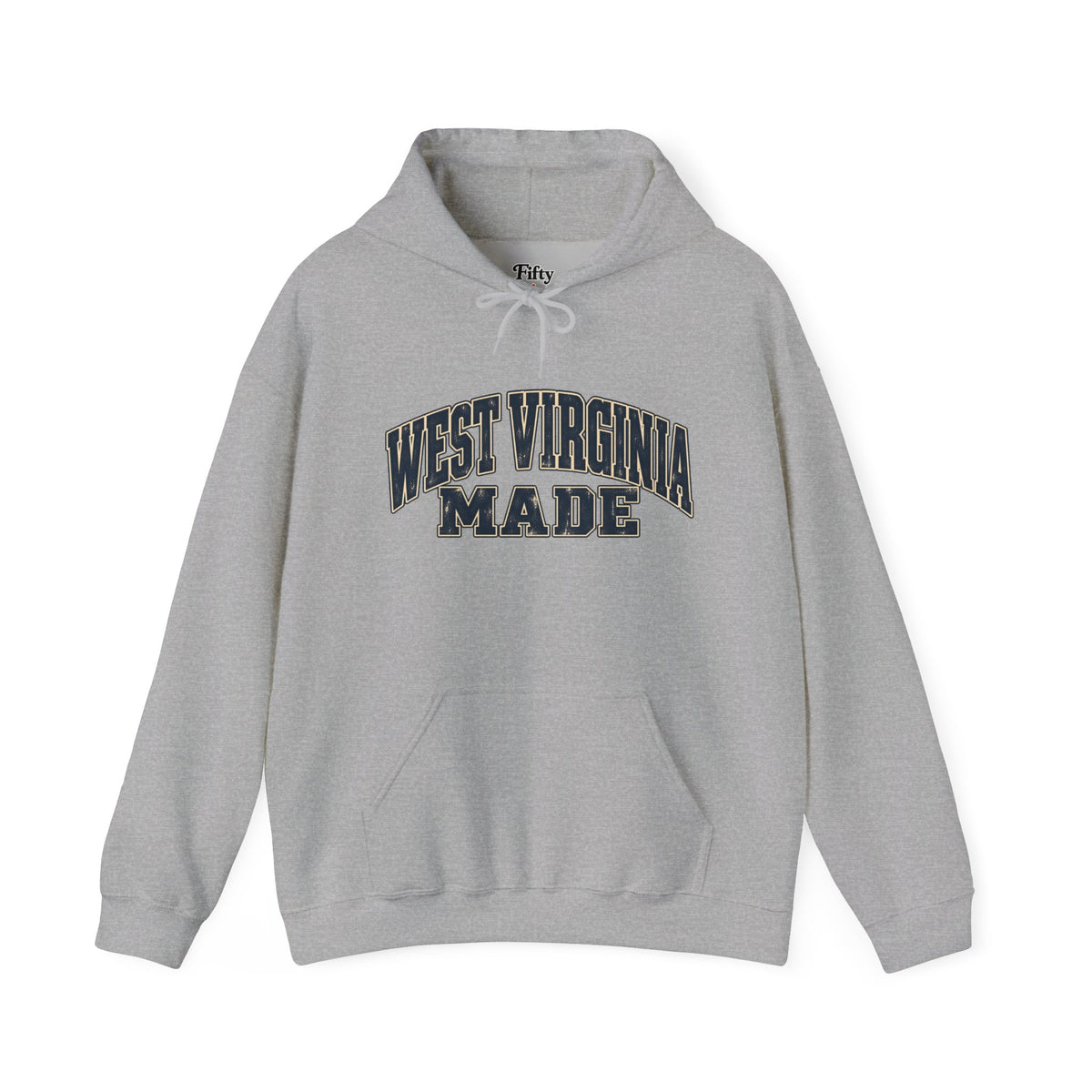 West Virginia Made Unisex Hoodie State Name Graphic