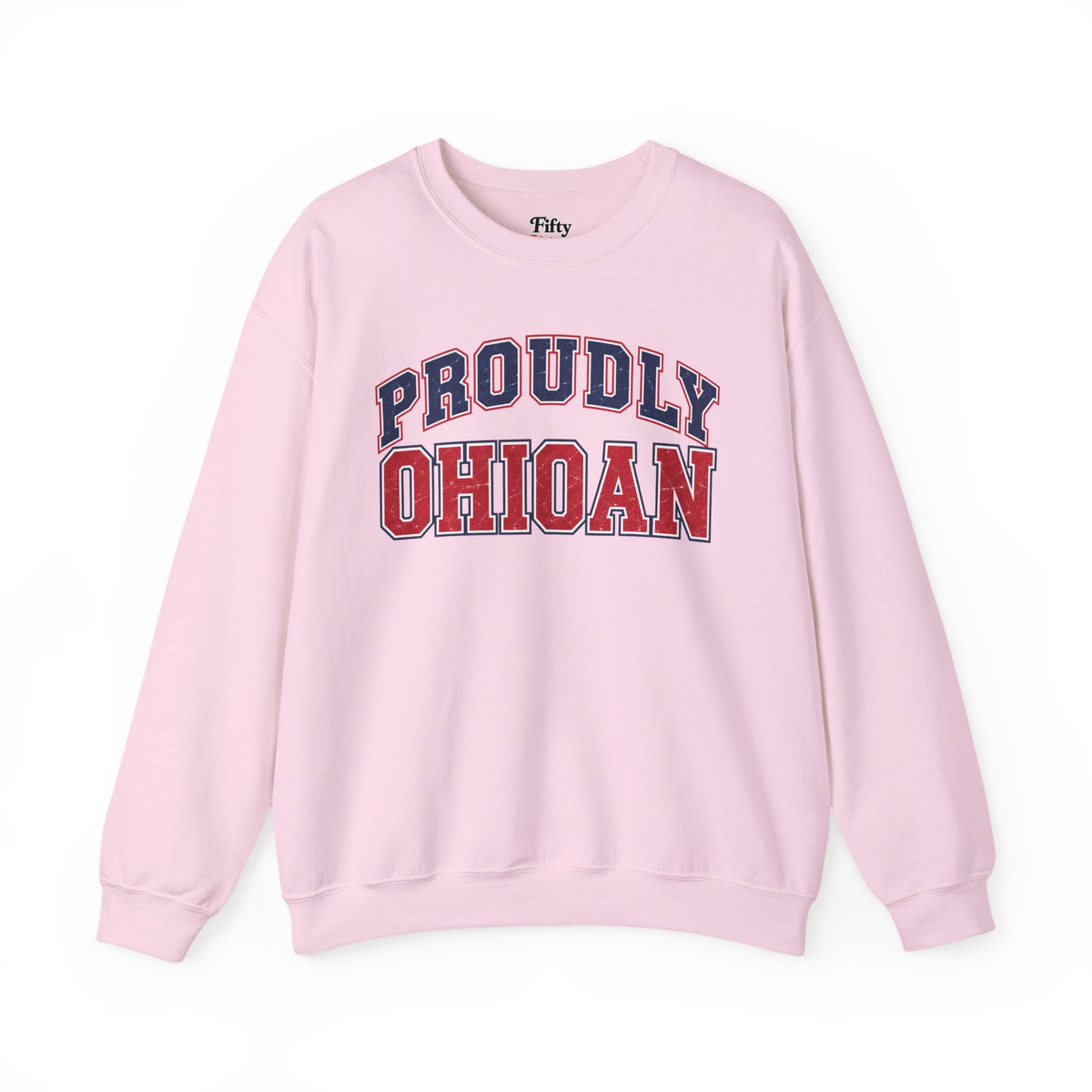 Proudly Ohion Ohio Unisex Crewneck Sweatshirt State Name Graphic