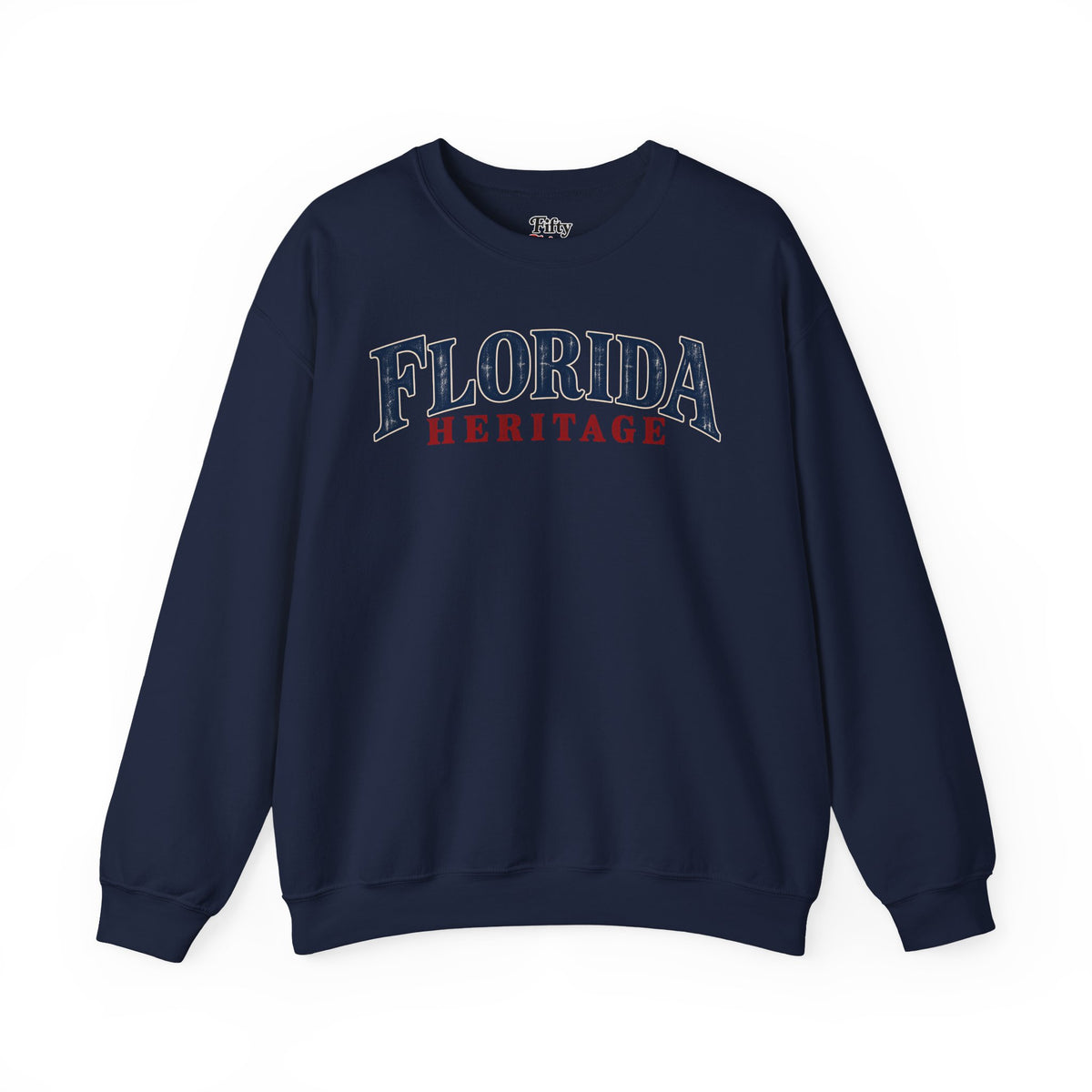 Florida Heritage Unisex Crewneck Sweatshirt State Name Graphic