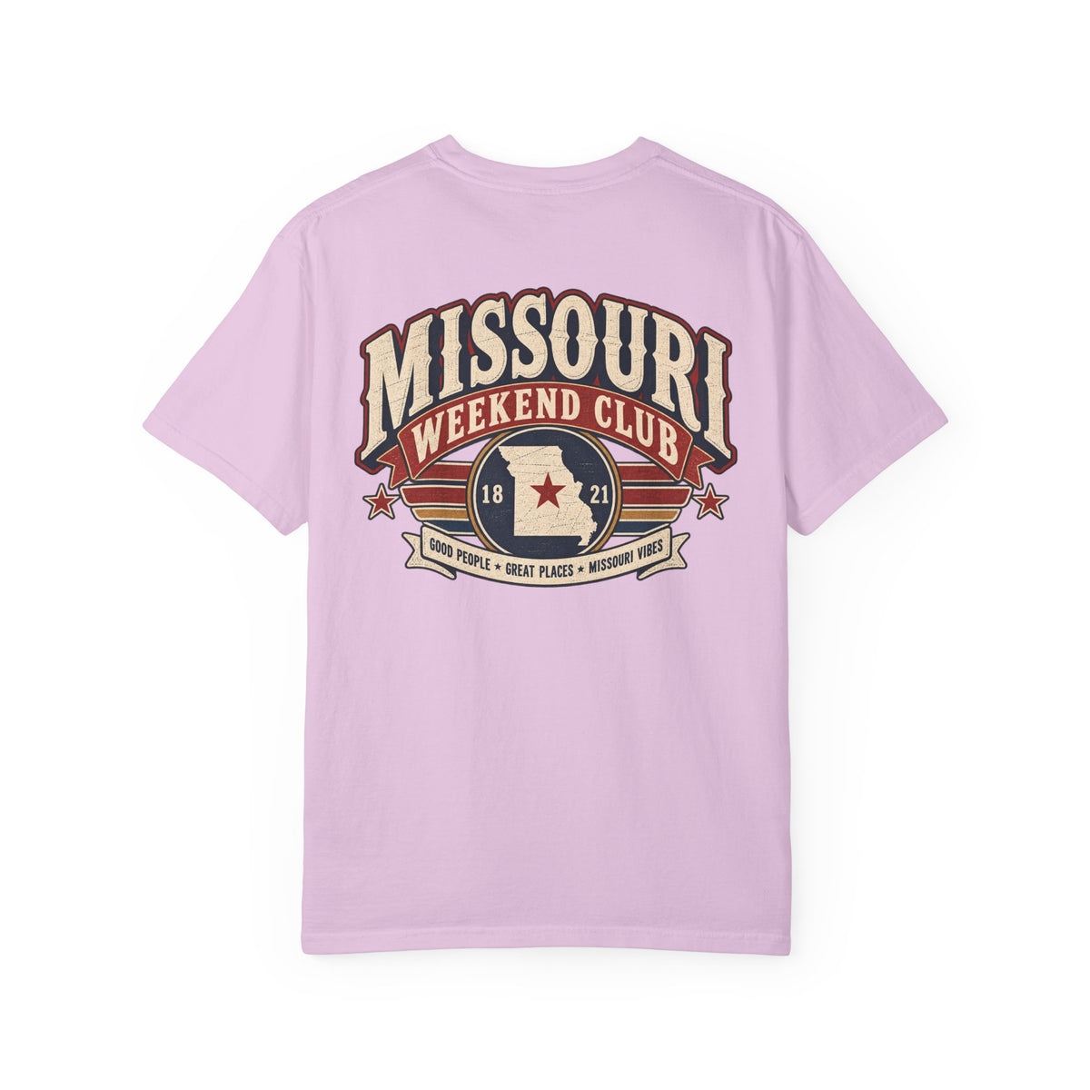 Missouri Weekend Club Unisex Comfort Color 1717 Streetwear Graphic Tee