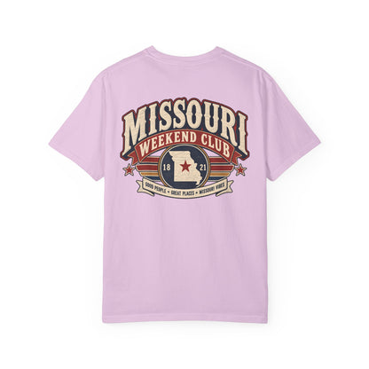 Missouri Weekend Club Unisex Comfort Color 1717 Streetwear Graphic Tee