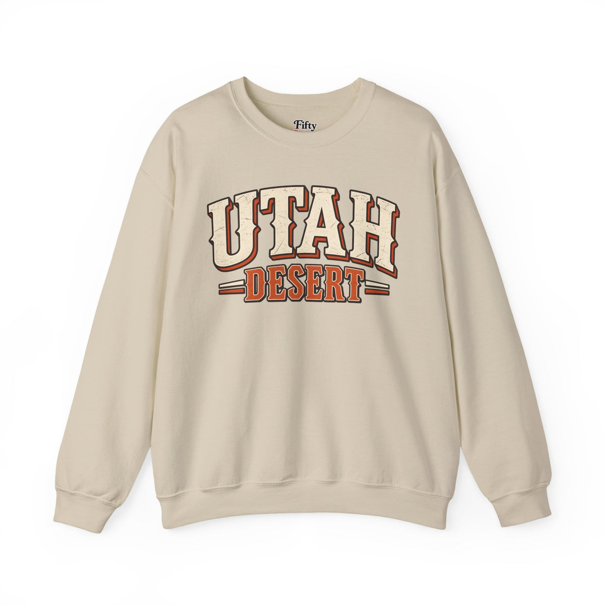 Utah Desert Unisex Crewneck Sweatshirt State Name Graphic