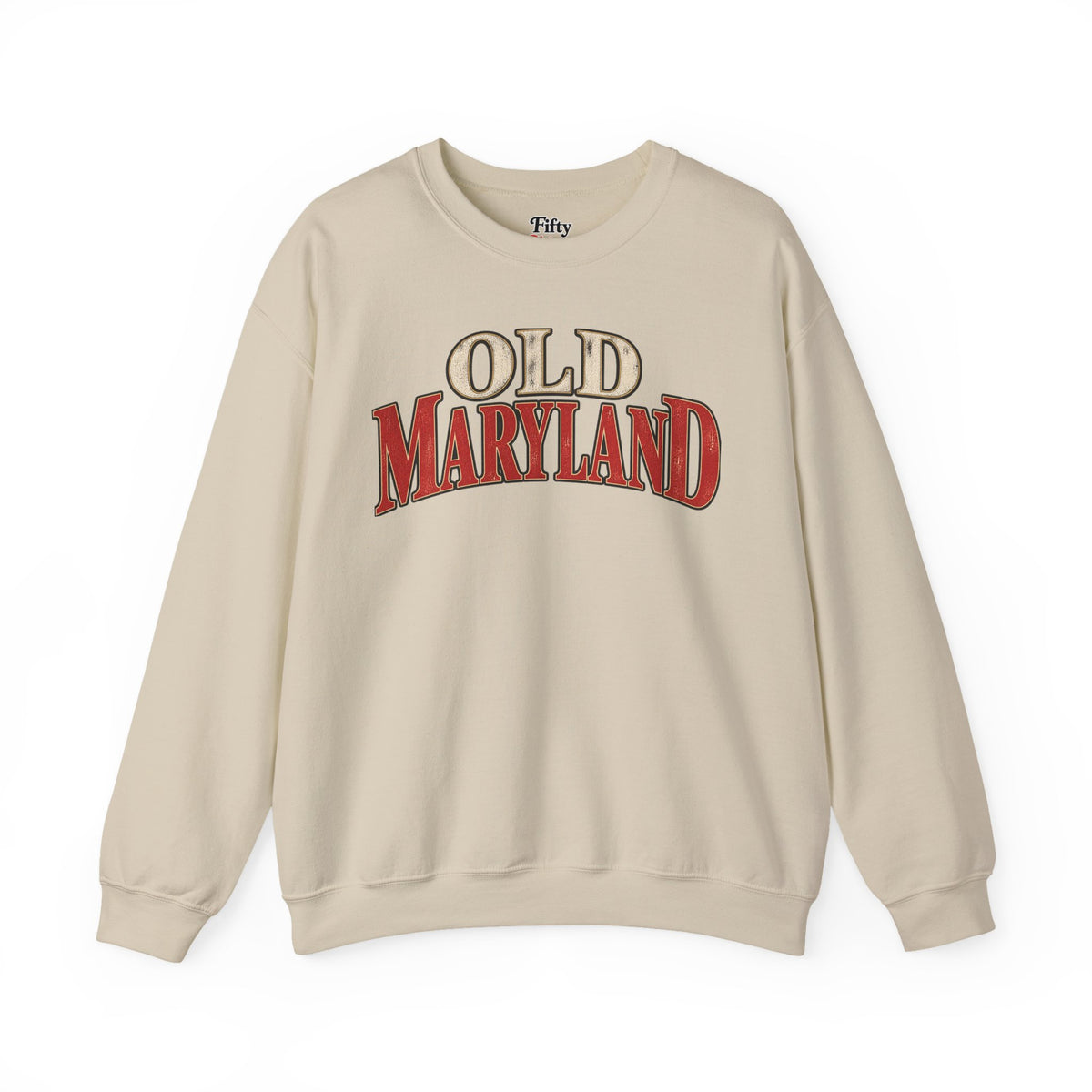 Old Maryland Unisex Crewneck Sweatshirt State Name Graphic