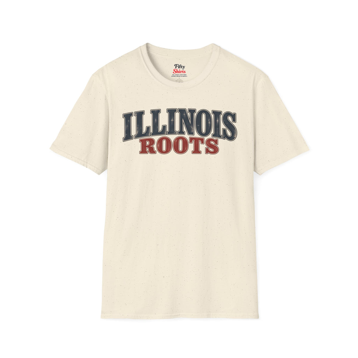 Illinois Roots Unisex Softstyle T Shirt State Name Graphic Tee