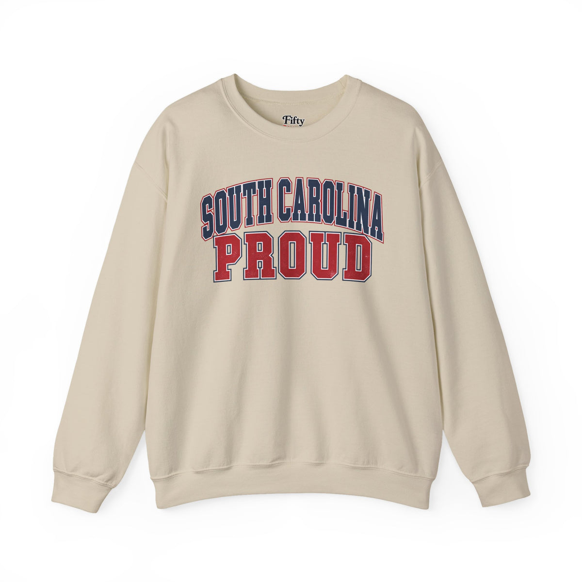 South Carolina Proud Unisex Crewneck Sweatshirt State Name Graphic