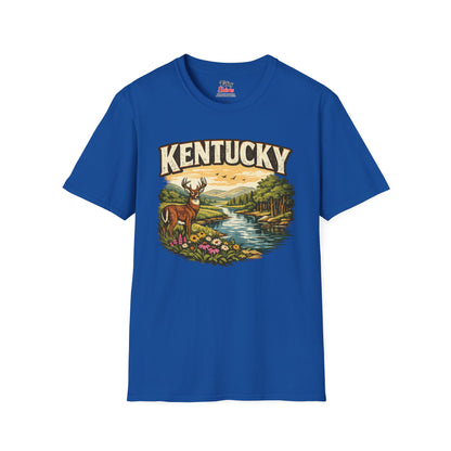 Kentucky Wildlife Unisex Softstyle T Shirt State Pride Graphic Tee Collections FS03