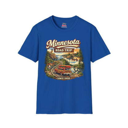 Minnesota Road Trip Unisex Softstyle T Shirt State Pride Graphic Tee Collections FS03