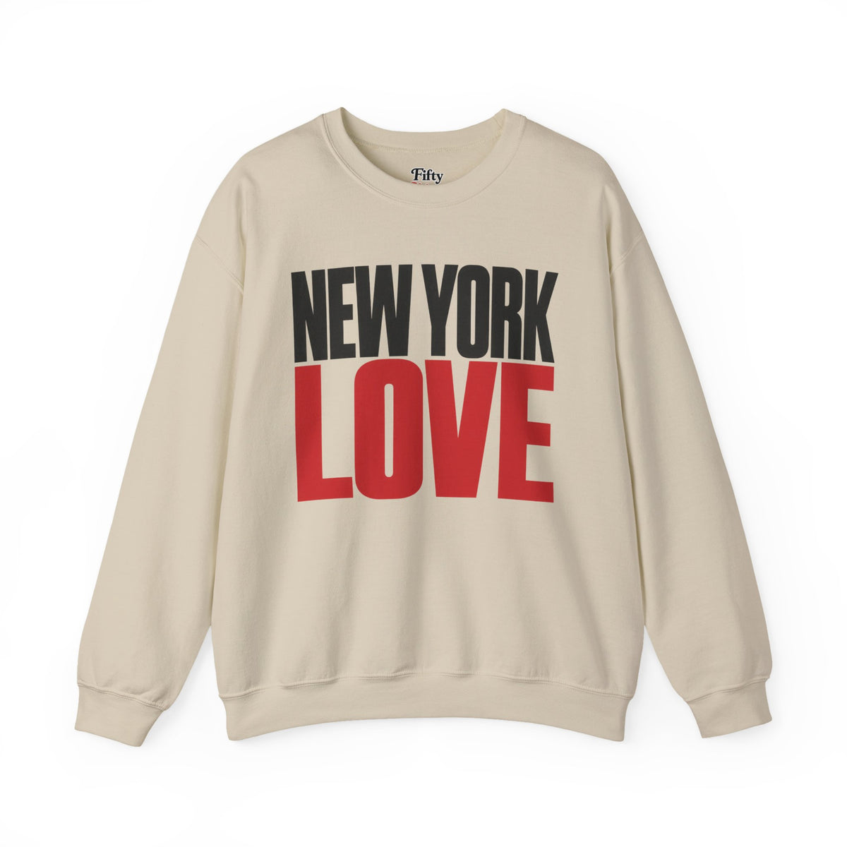 New York Love Unisex Crewneck Sweatshirt State Name Graphic
