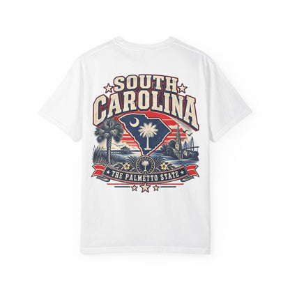 South Carolina The Palmetto State Unisex Comfort Color 1717 Streetwear Graphic Tee
