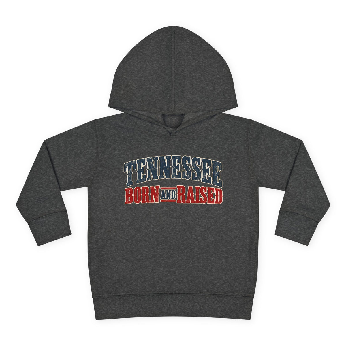 Tennessee Born and Raised Vintage Americana Unisex Toddler Pullover Fleece Hoodie