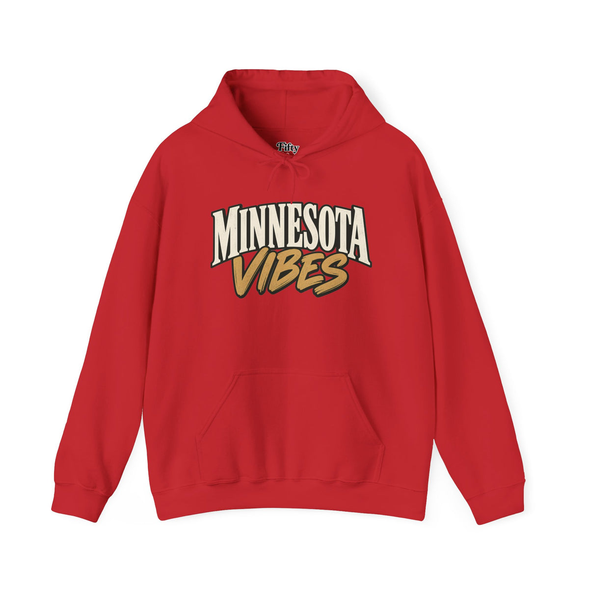 Minnesota Vibes Unisex Hoodie State Name Graphic