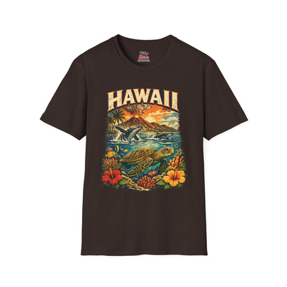 Hawaii Wildlife Unisex Softstyle T Shirt State Pride Graphic Tee Collections FS03