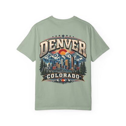 Denver Colorado  Unisex Comfort Color 1717 Streetwear Graphic Tee