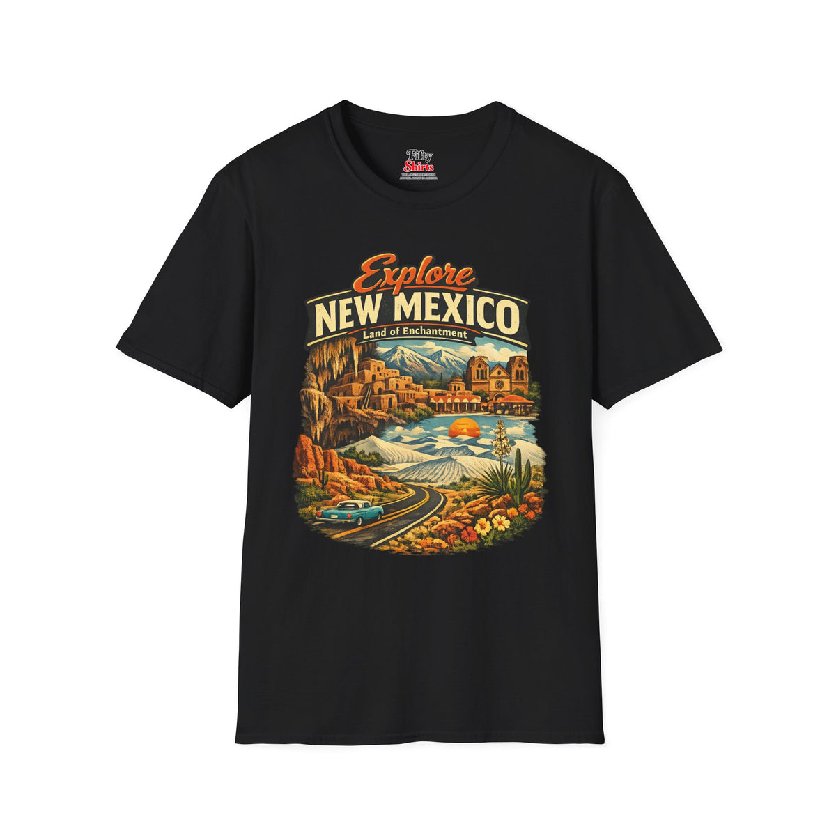 Explore New Mexico Unisex Softstyle T Shirt State Pride Graphic Tee Collections FS03