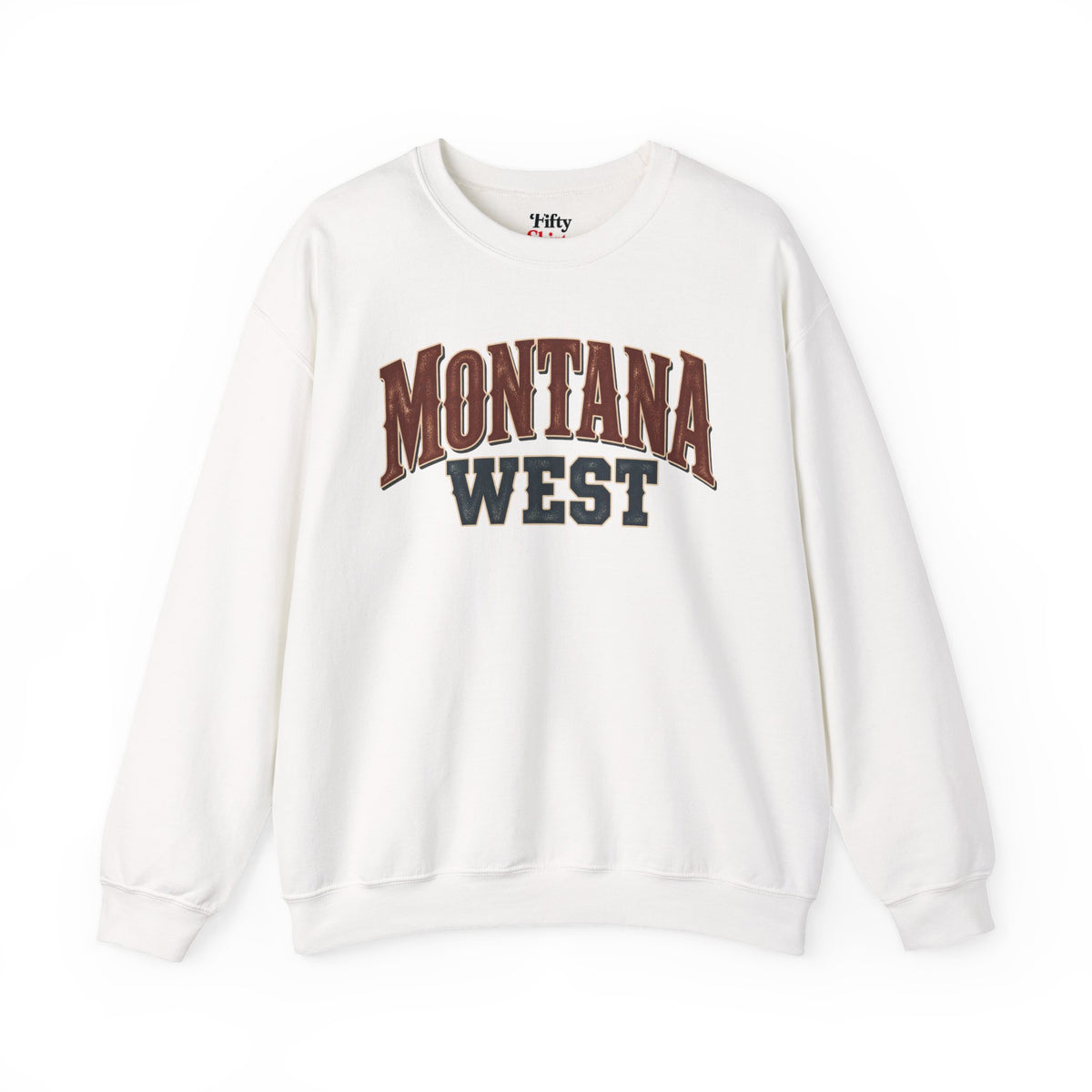 Montana West Unisex Crewneck Sweatshirt State Name Graphic