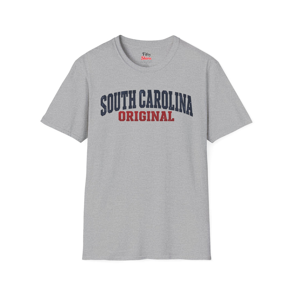 South Carolina Original Unisex Softstyle T Shirt State Name Graphic Tee