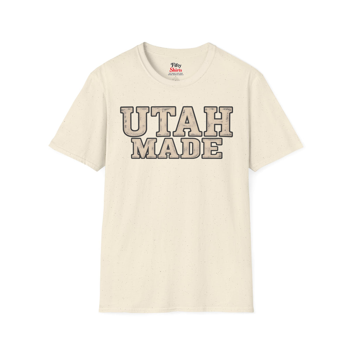 Utah Made Unisex Softstyle T Shirt State Name Graphic Tee