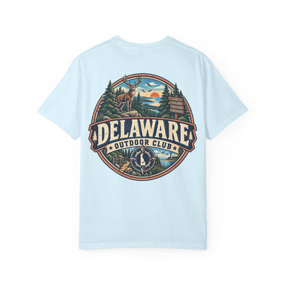 Delaware Outdoor Club  Unisex Comfort Color 1717 Streetwear Graphic Tee