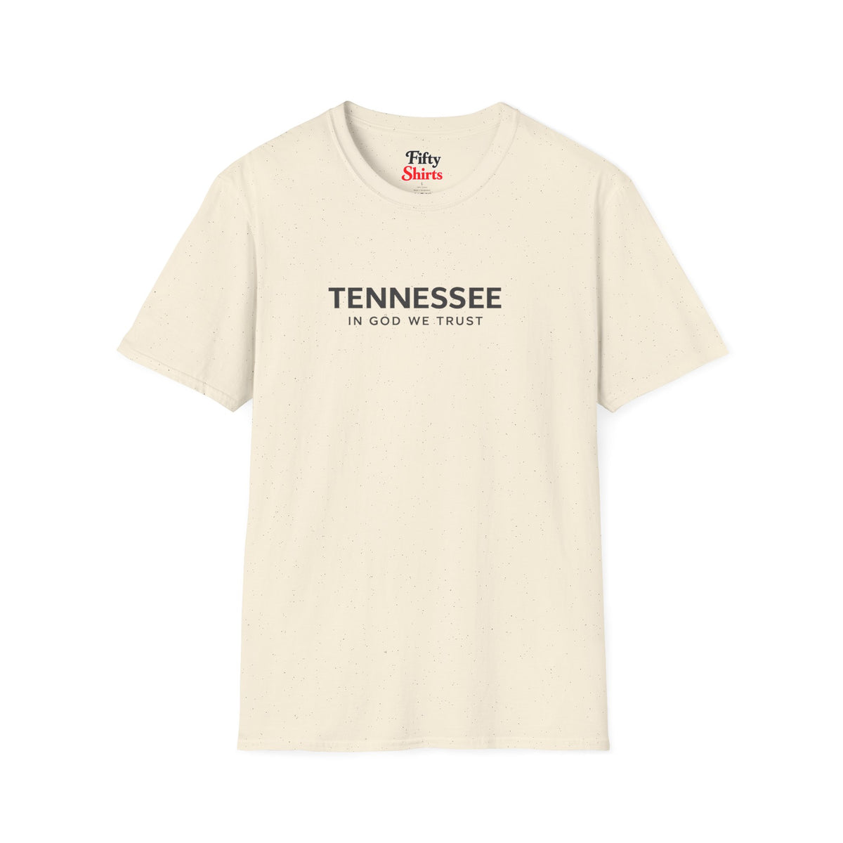 Tennessee All State In God We Trust Front Design Unisex Everyday Tee