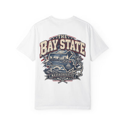 Massachusetts Bay State Streetwear Unisex Comfort Color 1717 Streetwear Graphic Tee