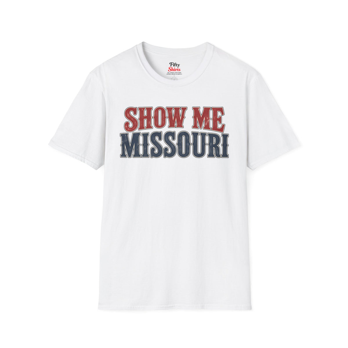 Show Me Missouri Unisex Softstyle T Shirt State Name Graphic Tee