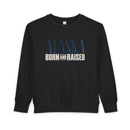 Alaska Born and Raised Premium Heritage Unisex Toddler Sweatshirt