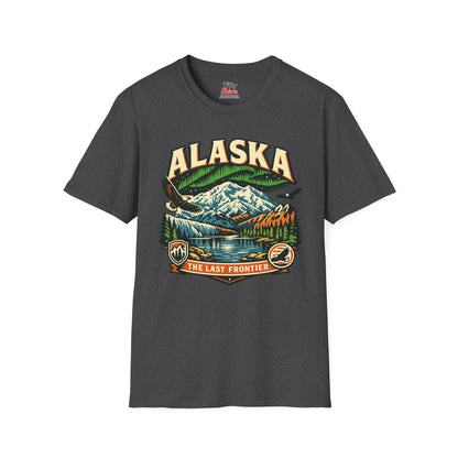 Alaska The Last Frontier Adventure Unisex Softstyle T Shirt State Pride Graphic Tee Collections FS03