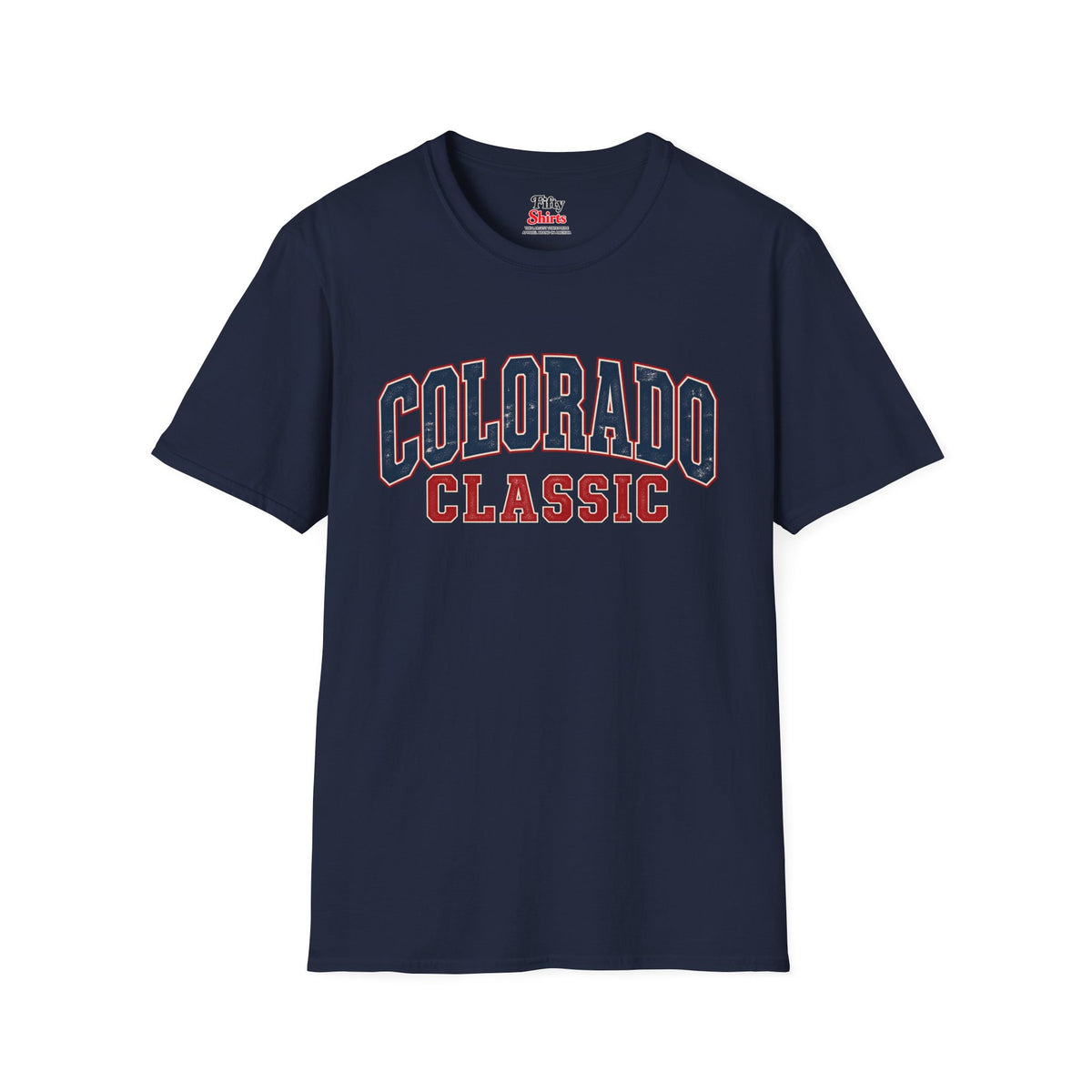 Colorado Classic Unisex Softstyle T Shirt State Name Graphic Tee
