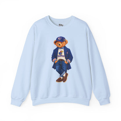 Kansas- Game Day Teddy Bear Sweatshirt