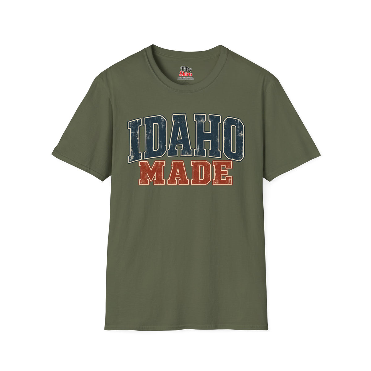 Idaho Made Unisex Softstyle T Shirt State Name Graphic Tee