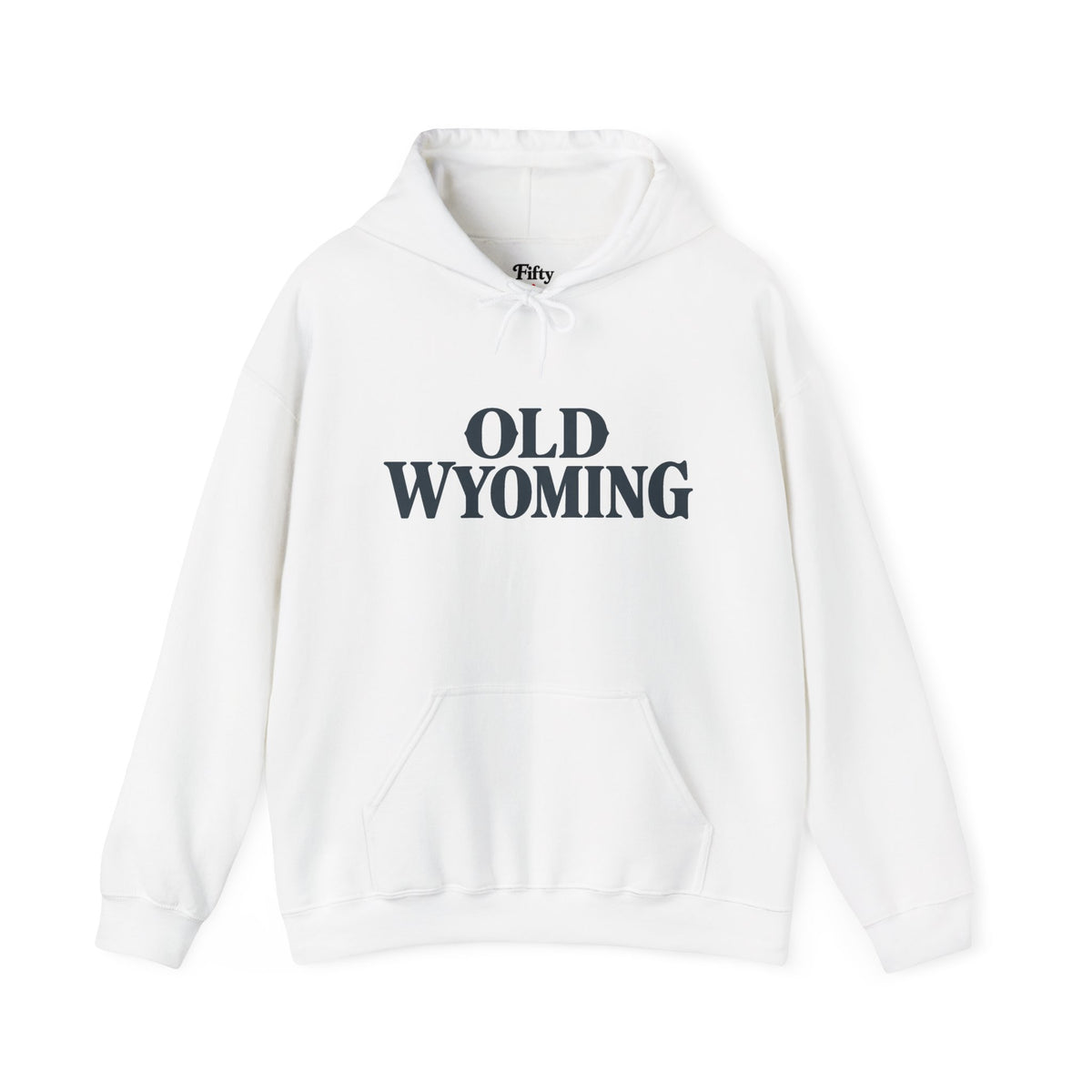 Old Wyoming Unisex Hoodie State Name Graphic