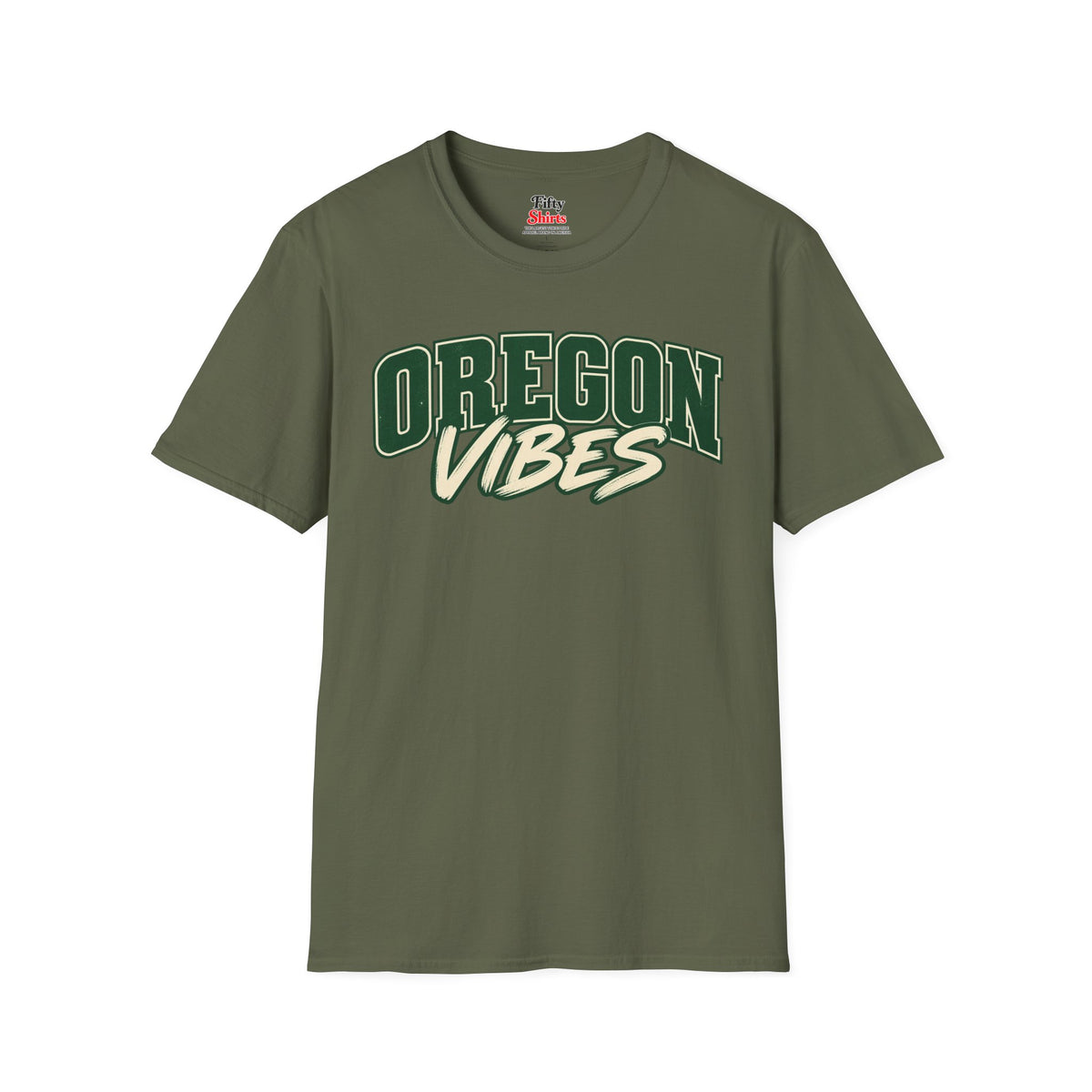 Oregon Vibes Unisex Softstyle T Shirt State Name Graphic Tee