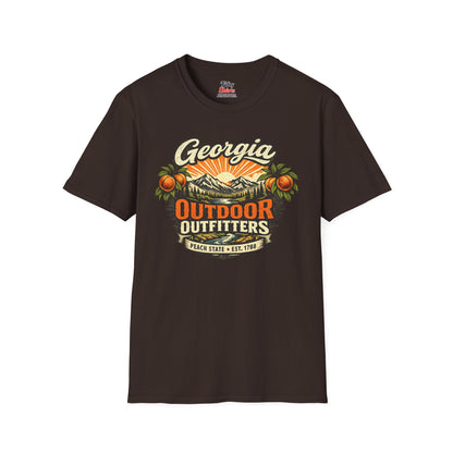 Georgia Outdoor Outfitters Unisex Softstyle T Shirt State Pride Graphic Tee Collections FS03