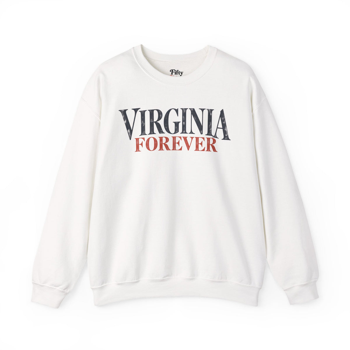 Virginia Forever Unisex Crewneck Sweatshirt State Name Graphic