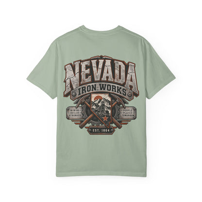 Nevada Iron Works Unisex Comfort Color 1717 Streetwear Graphic Tee