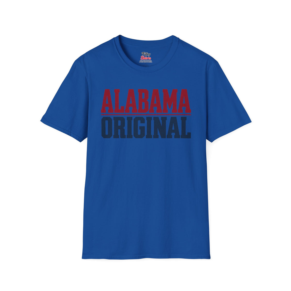 Alabama Original Unisex Softstyle T Shirt State Name Graphic Tee