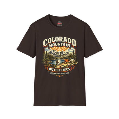 Colorado Mountain Outfitters Unisex Softstyle T Shirt State Pride Graphic Tee Collections FS03