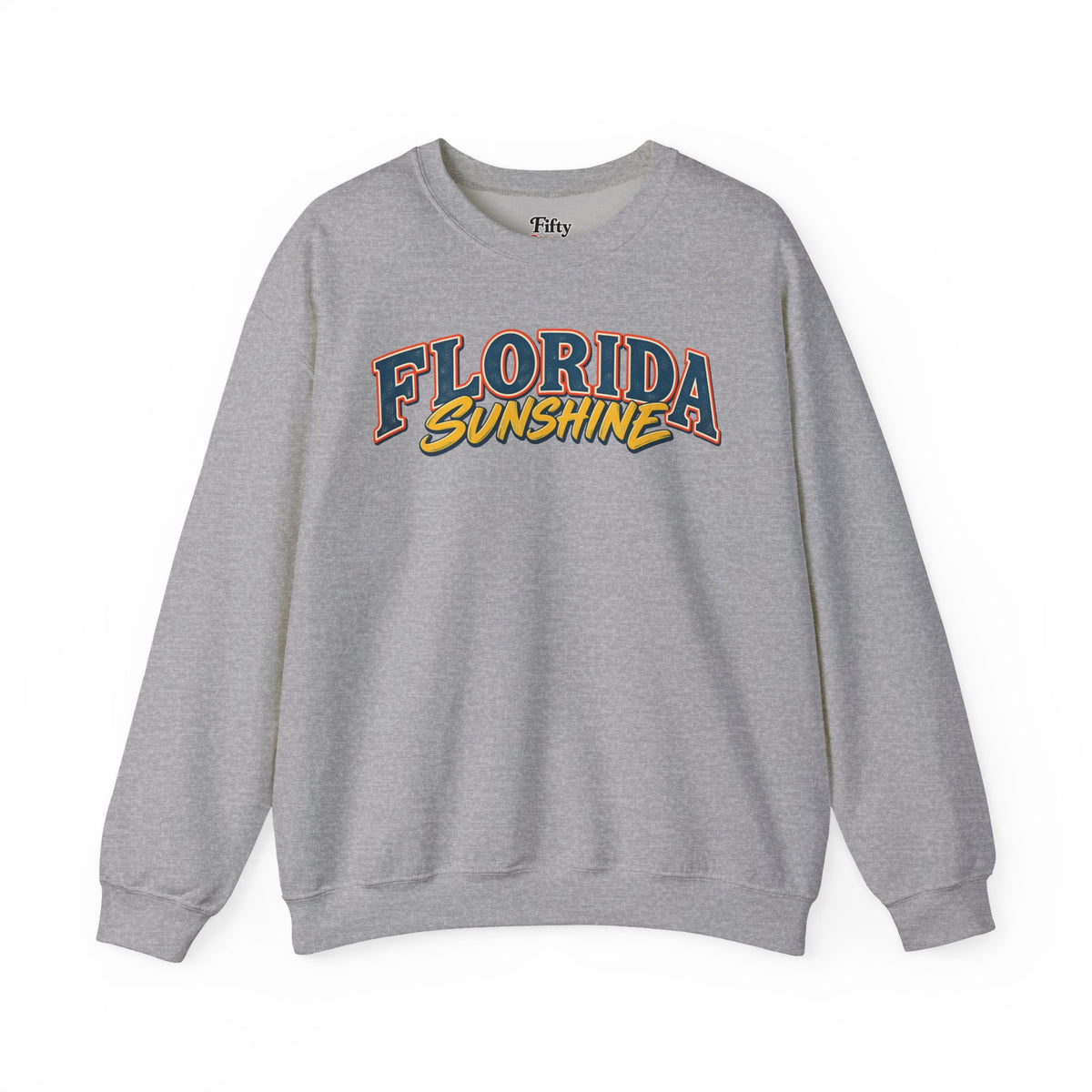 Florida Sunshine Unisex Crewneck Sweatshirt State Name Graphic