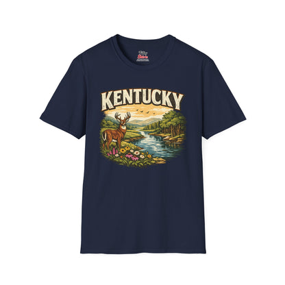 Kentucky Wildlife Unisex Softstyle T Shirt State Pride Graphic Tee Collections FS03