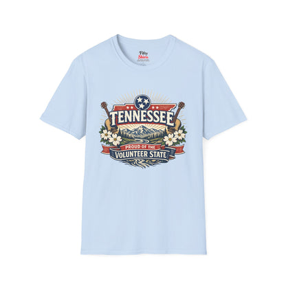 Tennessee State Pride Unisex Softstyle T Shirt State Pride Graphic Tee Collections FS03
