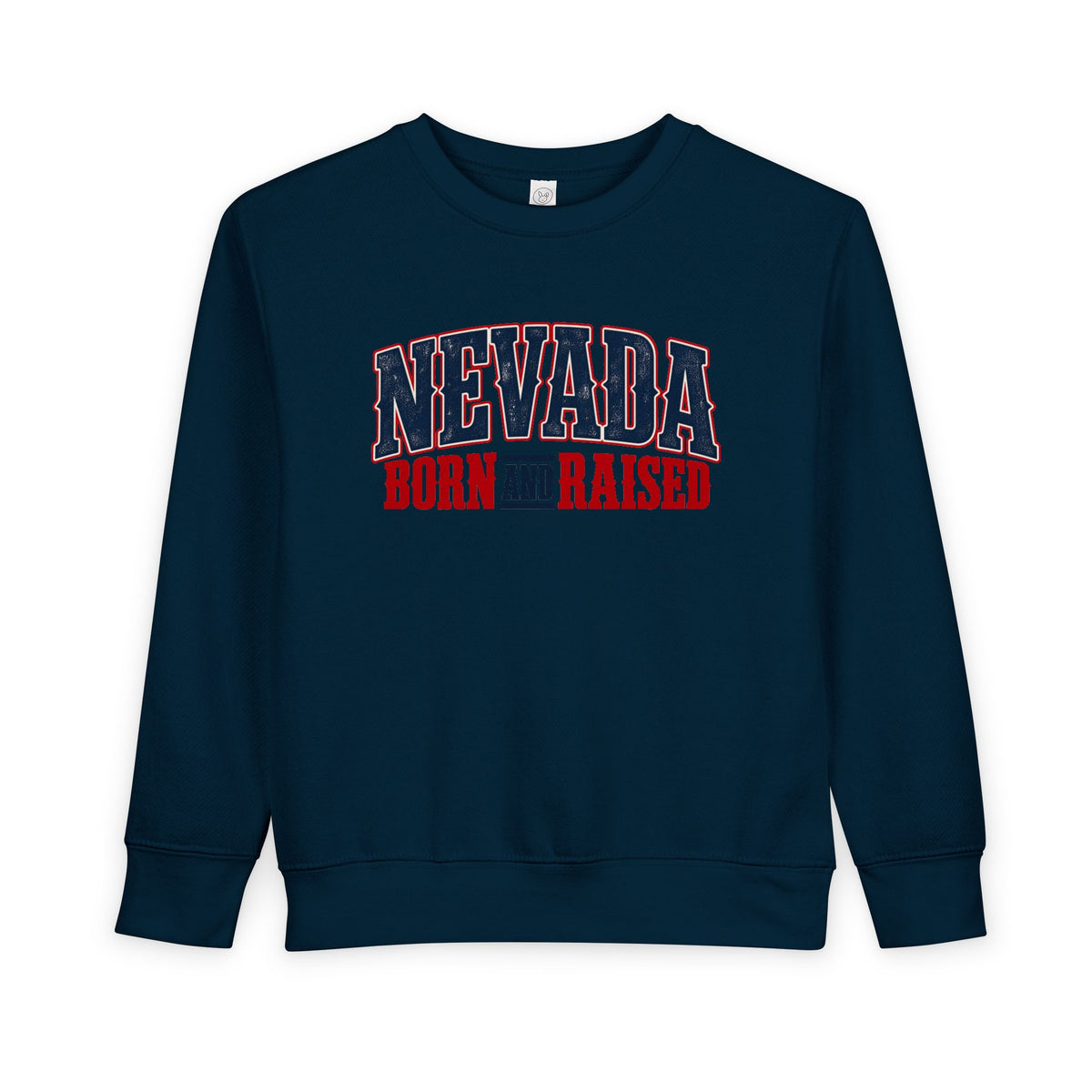 Nevada Born and Raised Premium Western Heritage Unisex Toddler Sweatshirt