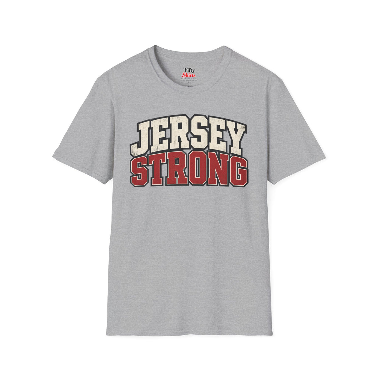 New Jersey Strong Unisex Softstyle T Shirt State Name Graphic Tee