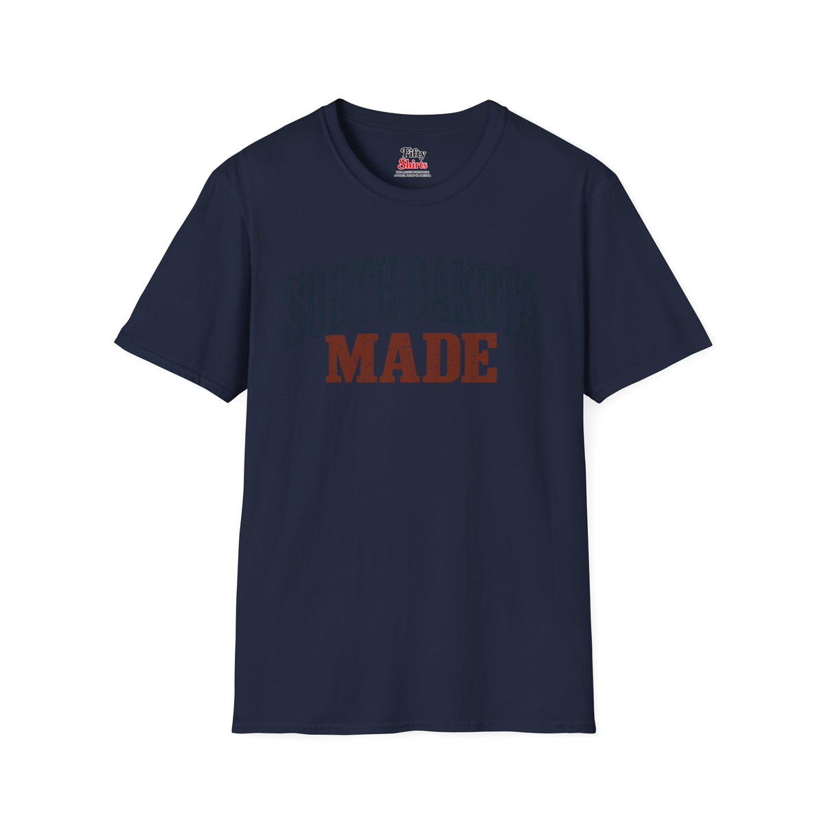 South Dakota Made Unisex Softstyle T Shirt State Name Graphic Tee